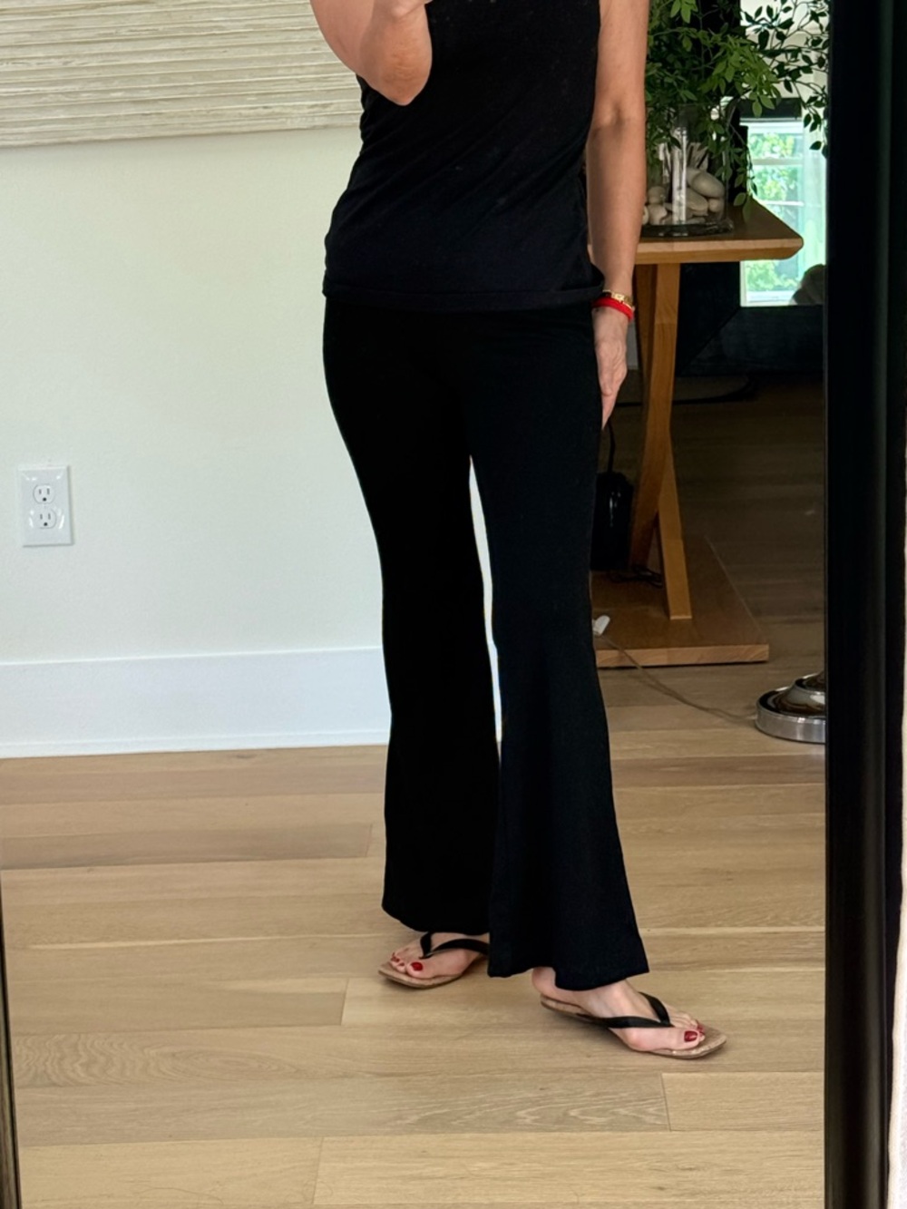 Ella Moss Black Flare Pants size XS - Picture 2 of 11